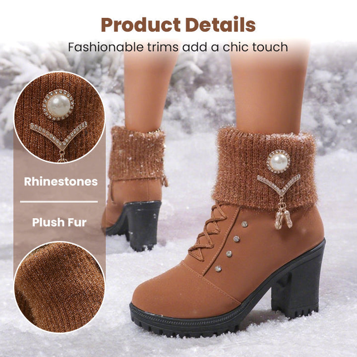 Thicks | warm women's boots with thick heels