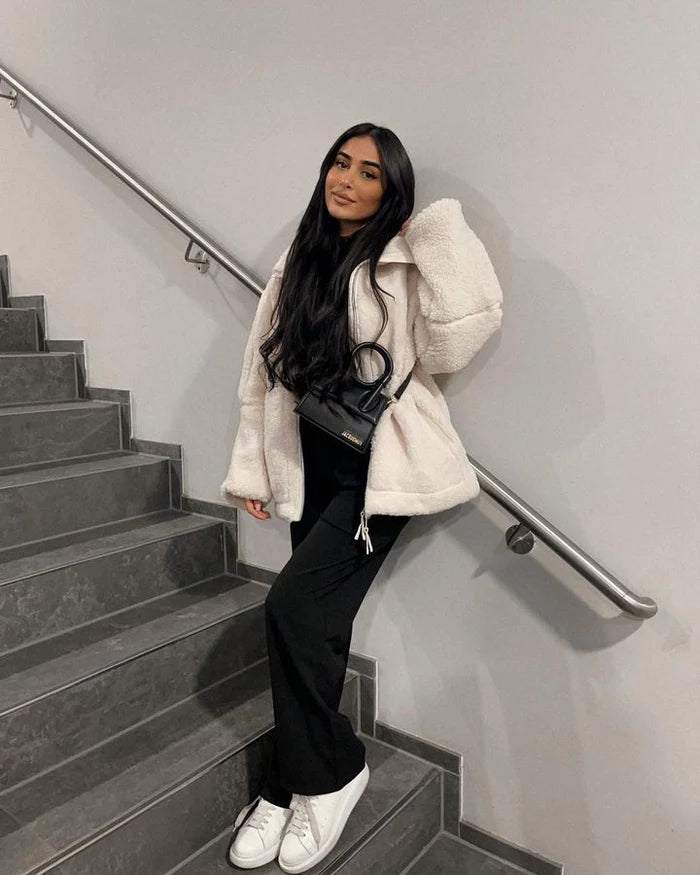 Sienna™ | Luxe Teddy Fleece Zip Jacket