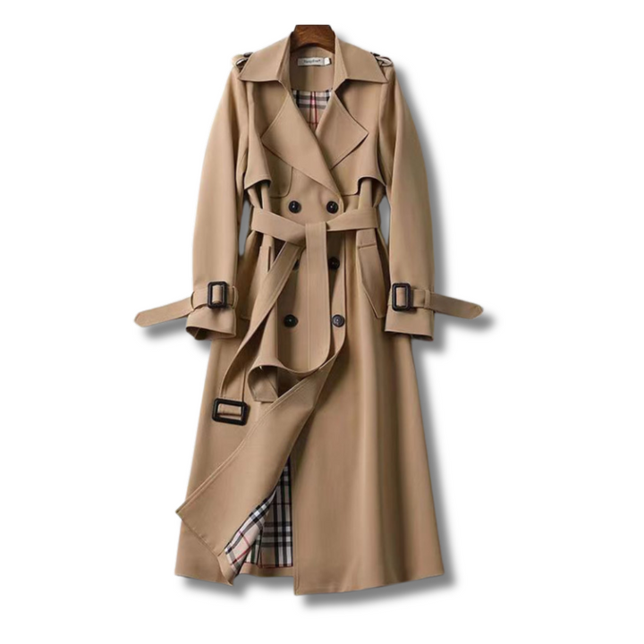 Jualita | Klassieke Trenchcoat voor Dames | Tijdloze Elegantie & Stijl