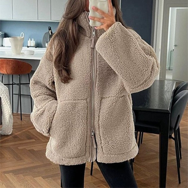 Sienna™ | Luxe Teddy Fleece Zip Jacket