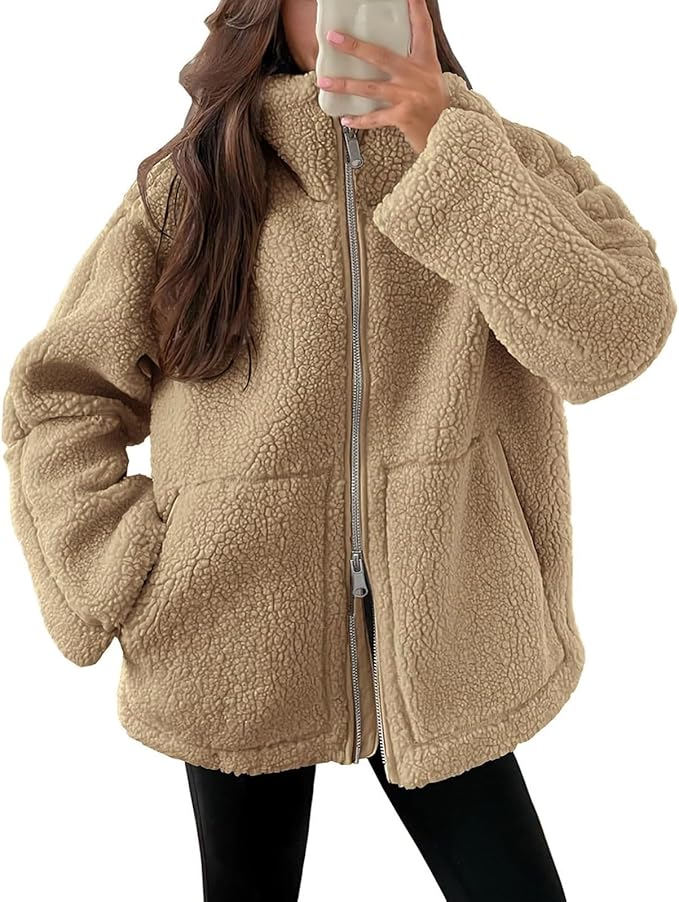 Sienna™ | Luxe Teddy Fleece Zip Jacket