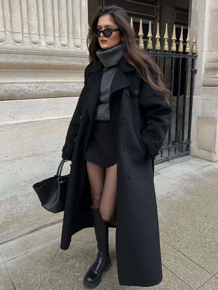 Amara | Timeless Black Coat