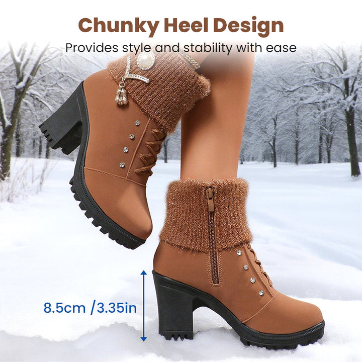 Thicks | warm women's boots with thick heels