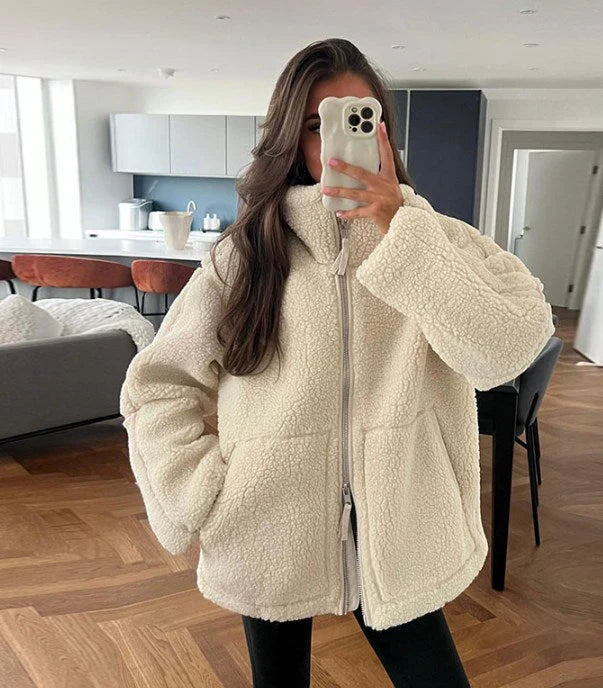 Sienna™ | Luxe Teddy Fleece Zip Jacket