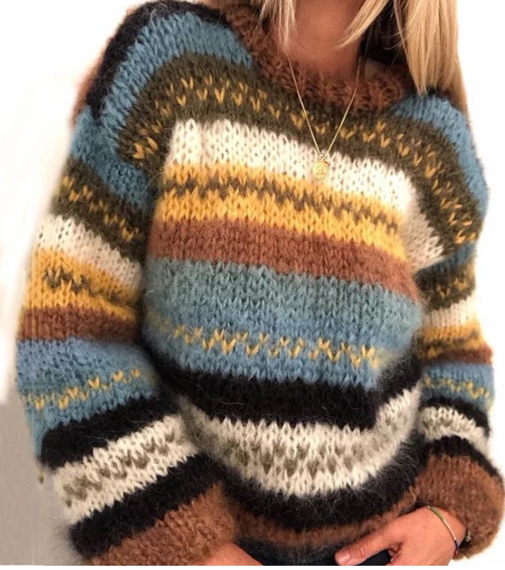 Priya sweater | Soft, colorful and cozy